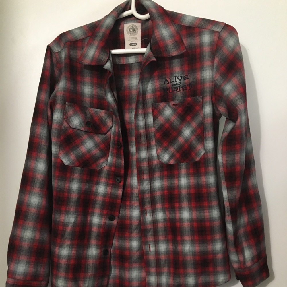 Flannel long sleeve shirt